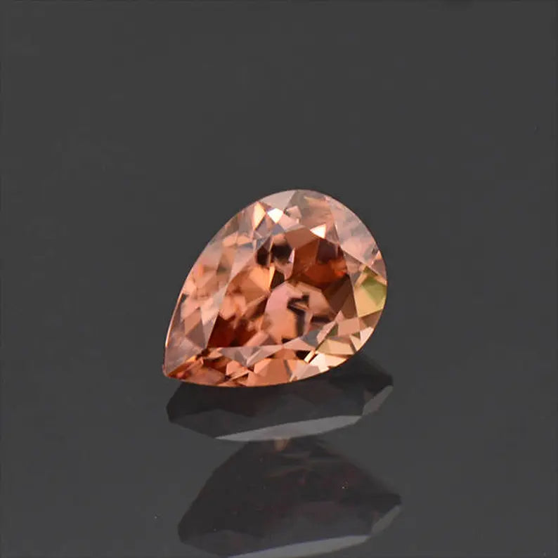 Lovely Peach Champagne Zircon Gemstone from Tanzania 2.14 cts.