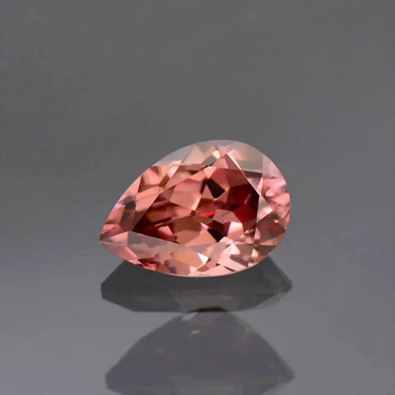 Excellent Pink Champagne Zircon Gemstone from Tanzania 2.15 cts.