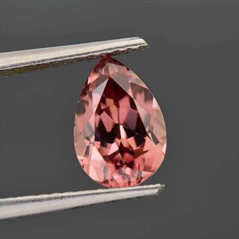 Excellent Pink Champagne Zircon Gemstone from Tanzania 2.15 cts.