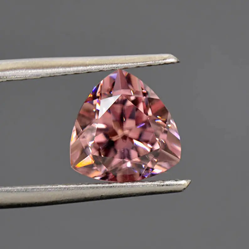 Excellent Pink Champagne Zircon Gemstone from Tanzania 2.58 cts.