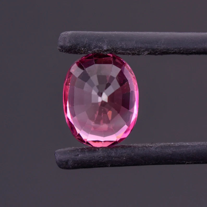 Gorgeous Bright Pink Tourmaline Gemstone, 3.07 cts., 9.5x7.5 mm., Oval Shape