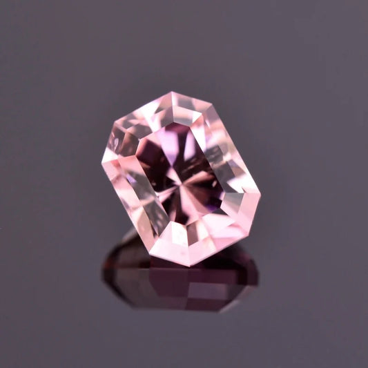 Lovely Pink Tourmaline Gemstone from Nigeria, 3.32 cts., 9x7 mm., Radiant Emerald Shape