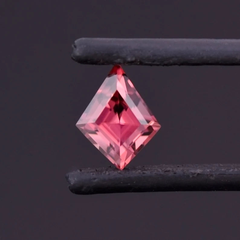 Excellent Pink Zircon Gemstone from Tanzania, 1.77 cts., 9x7 mm., Kite Shape