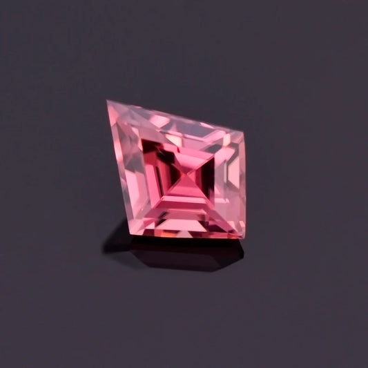 Excellent Pink Zircon Gemstone from Tanzania, 1.77 cts., 9x7 mm., Kite Shape