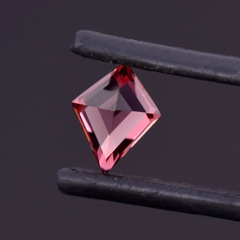 Excellent Pink Zircon Gemstone from Tanzania, 1.77 cts., 9x7 mm., Kite Shape