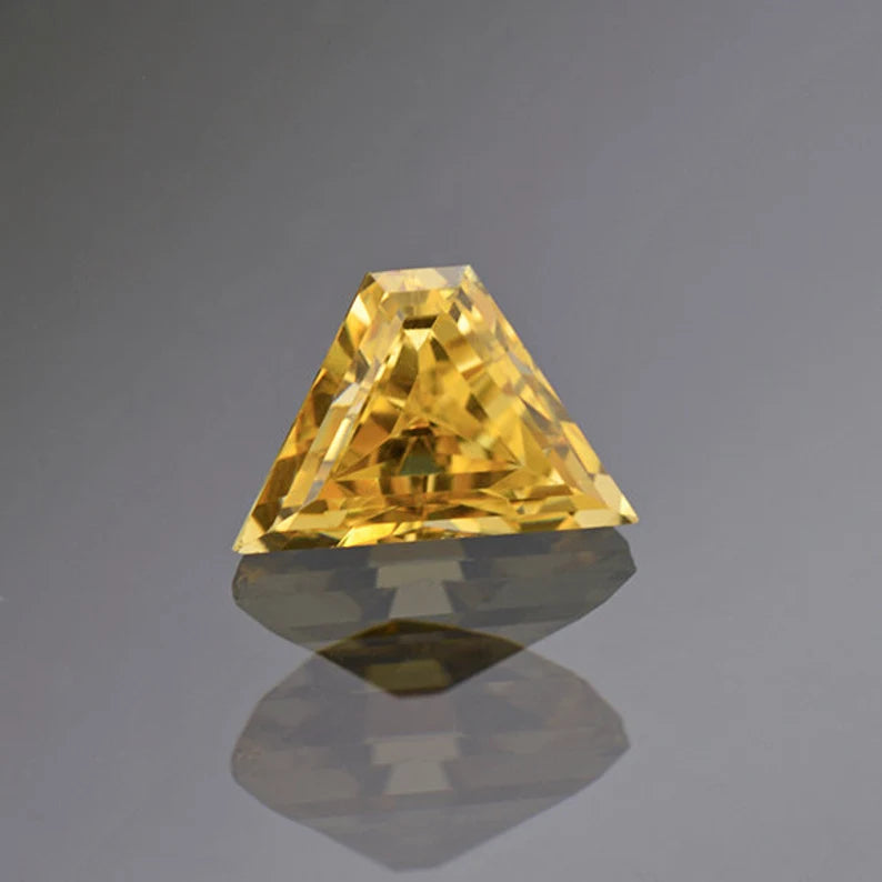 Terrific Rare Yellow Scheelite Gemstone from China 3.86 cts